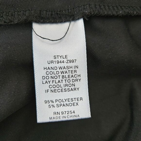 One Clothing Long Maxi A-Line Dress Medium Black Velvet Sleeveless Keyhole Back - Picture 10 of 11